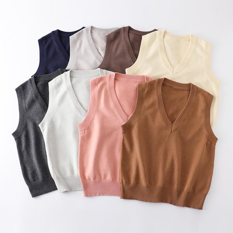 Sleeveless Knit Vest