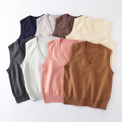 Sleeveless Knit Vest