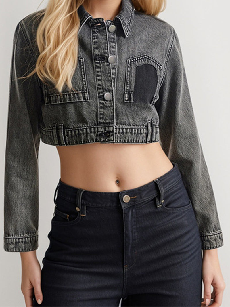 Cropped Denim Jacket