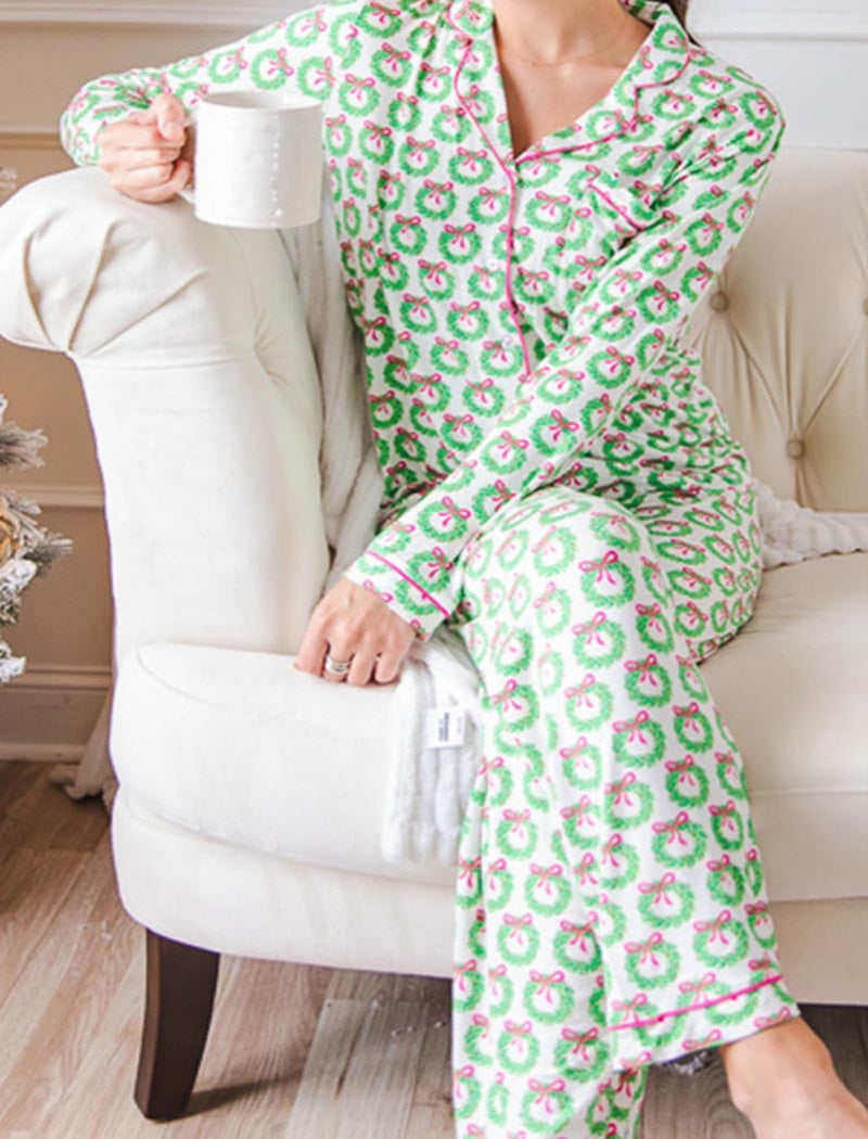 Christmas Print Pajama Set