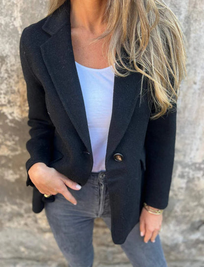 Classic Single-Button Blazer