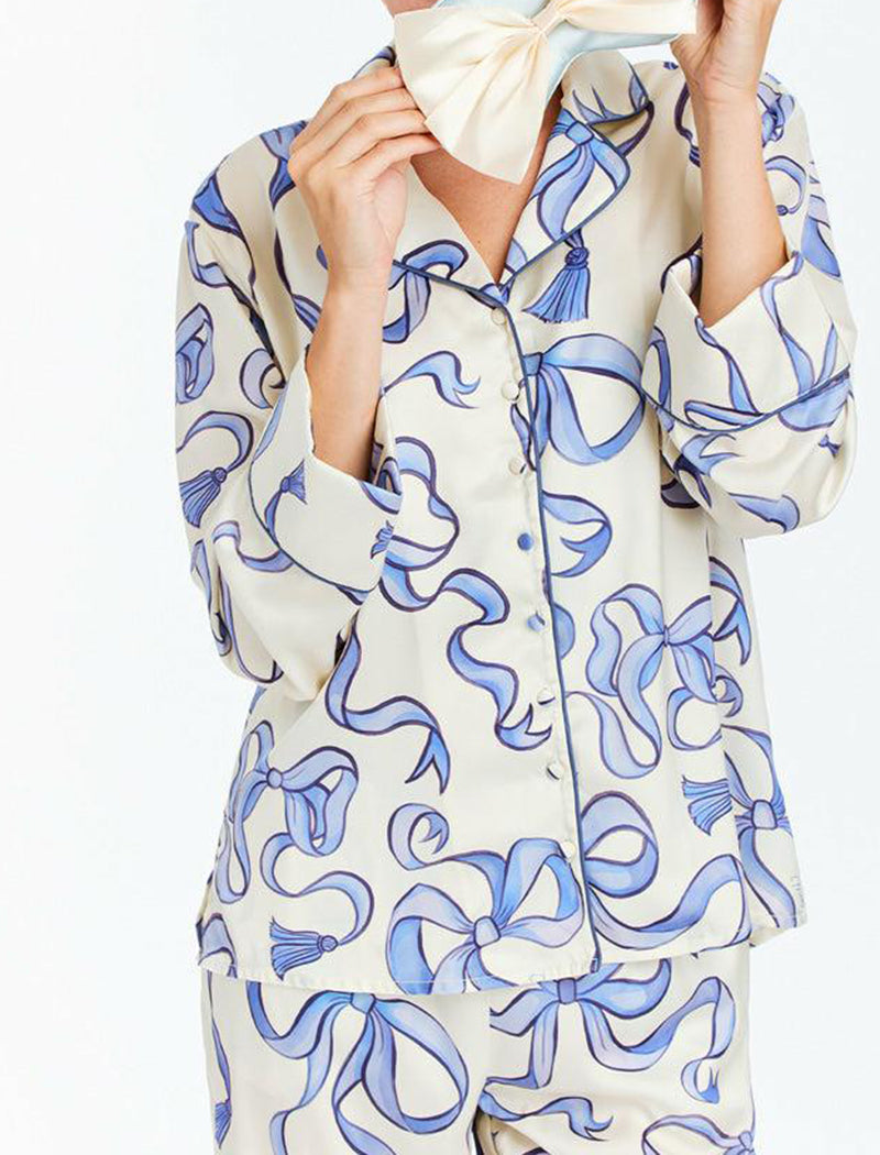 Bow Loungewear Two-Piece Set