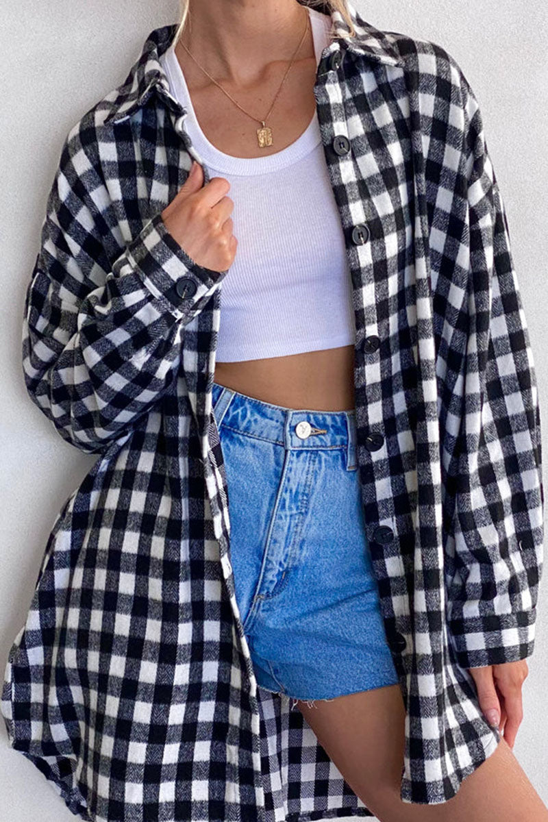 Plaid Oversized Shirt