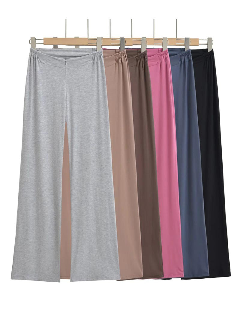 Wide-Leg Lounge Pants