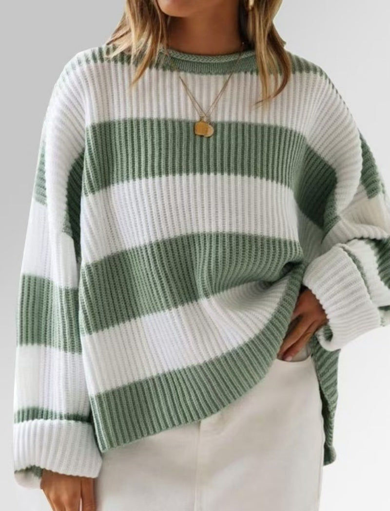 Oversized Striped Sweater