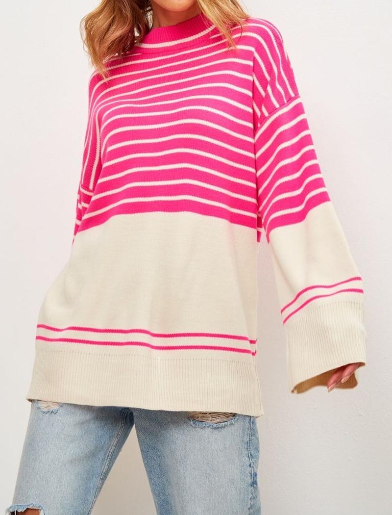 Striped Oversized Sweater