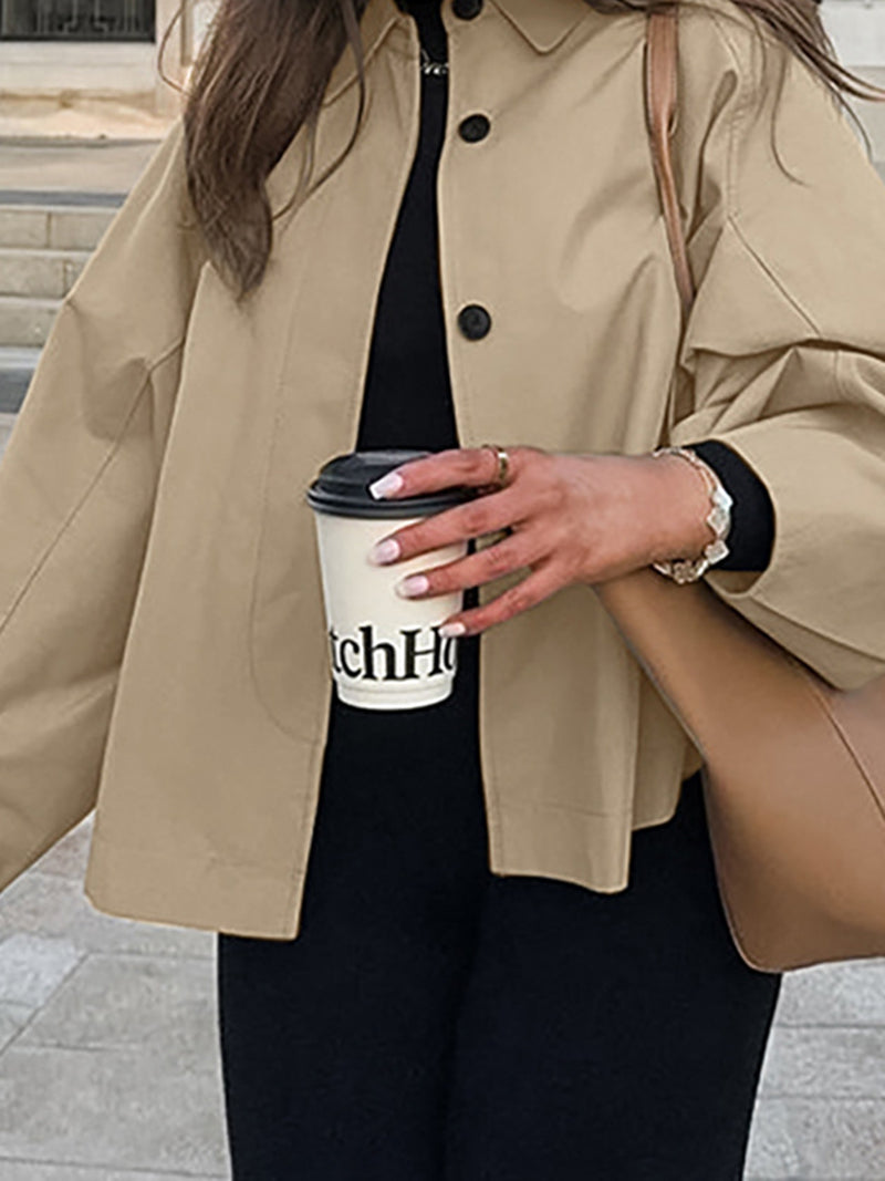 Oversized Button-Up Jacket