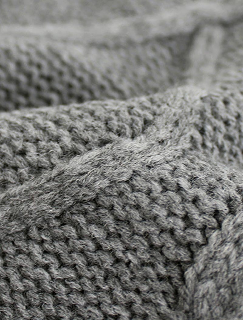 Chunky Knit V-Neck Sweater Vest