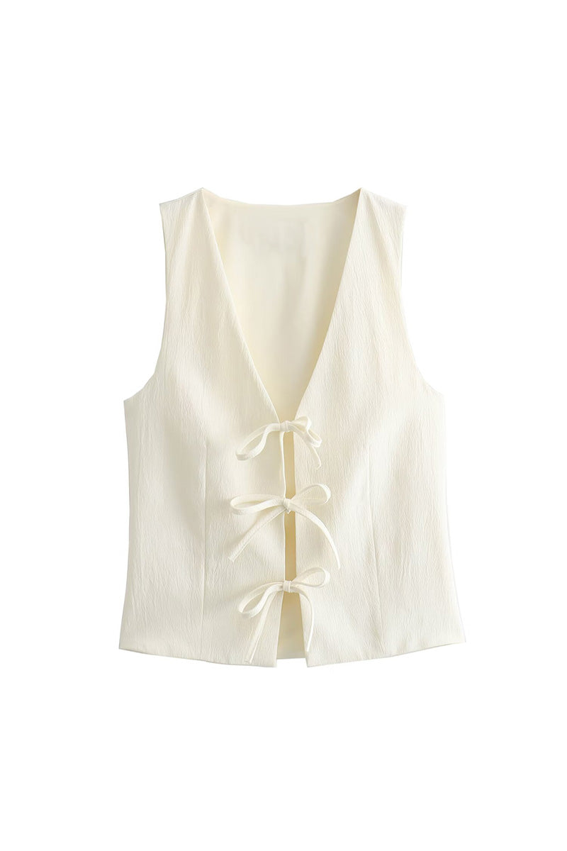 Bow-Tie Sleeveless Top