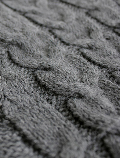 Chunky Knit V-Neck Sweater Vest