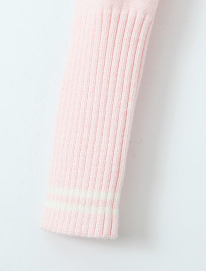 Ribbed Hoodie and Wide-Leg Pants Set