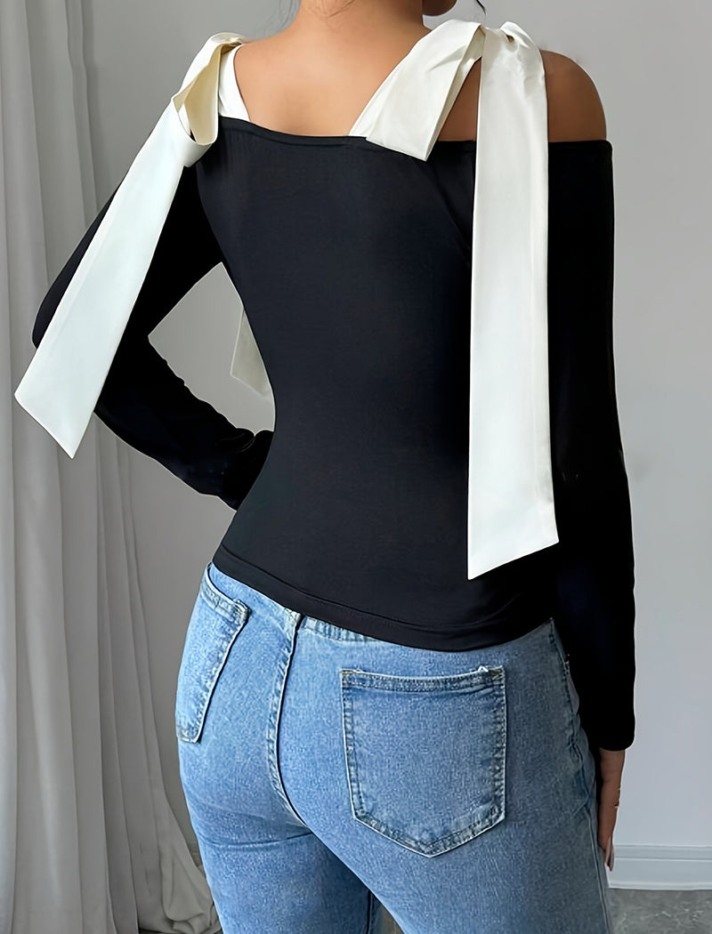 Fitted Off-Shoulder Top