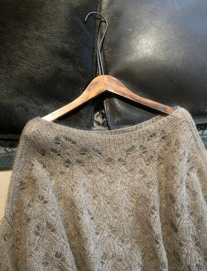 Open-Knit Loose Sweater