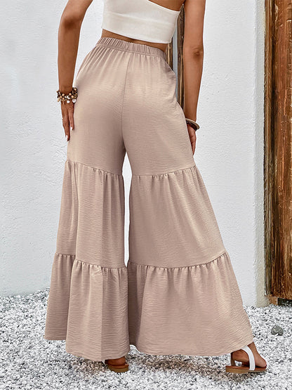 Tiered Wide Leg Pants