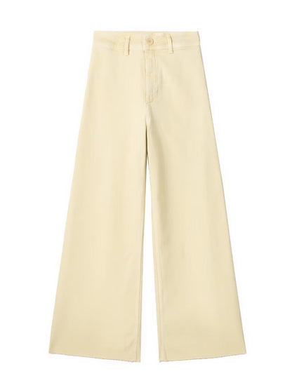 Wide-Leg Casual Denim Pants