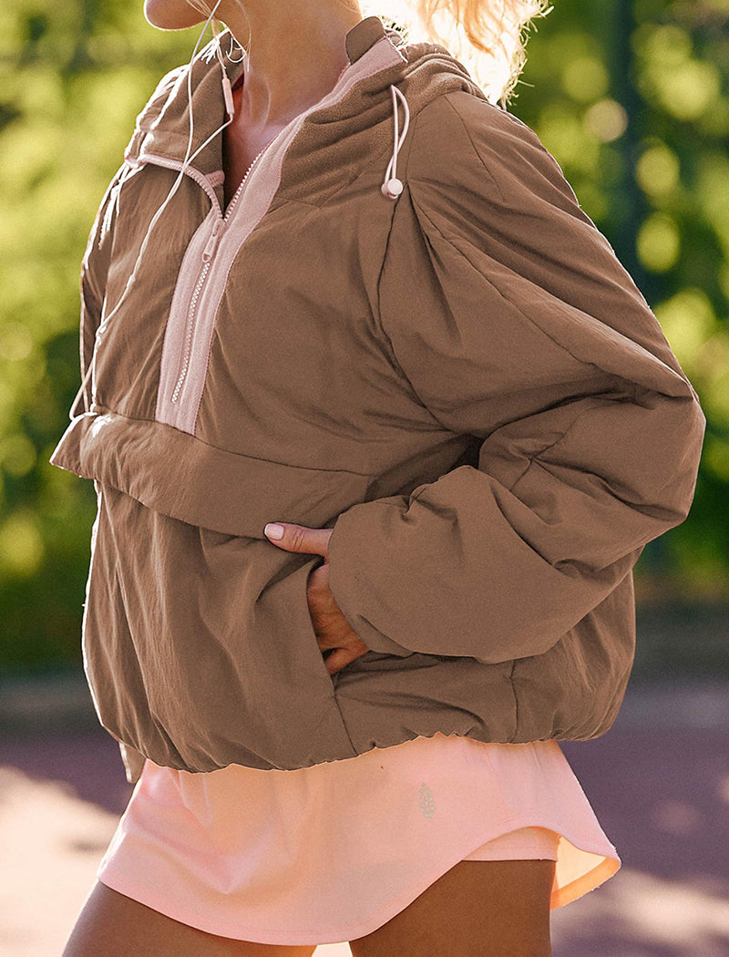 Quarter-Zip Windbreaker Pullover