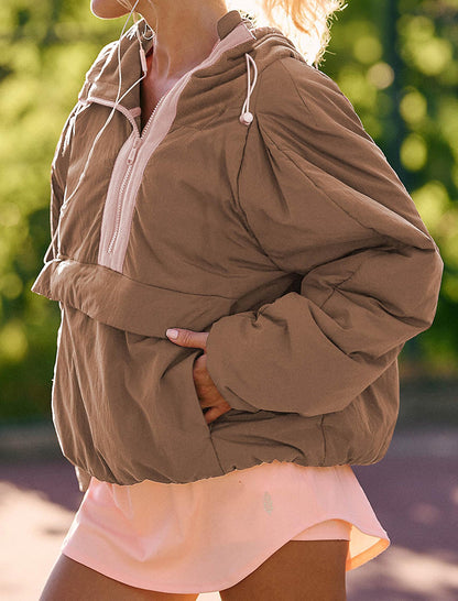 Quarter-Zip Windbreaker Pullover