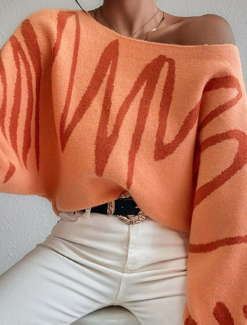 Loose Knit Pullover Sweater