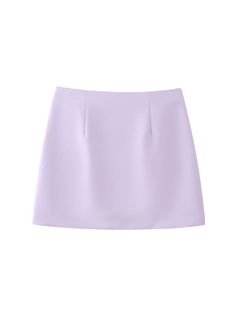 Bow A-Line Mini Skirt