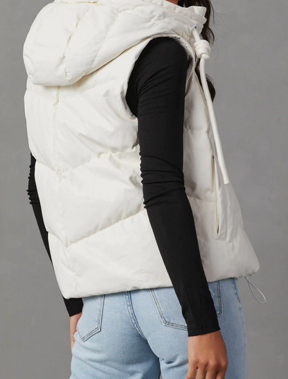 Zip Closure Puffer Vest