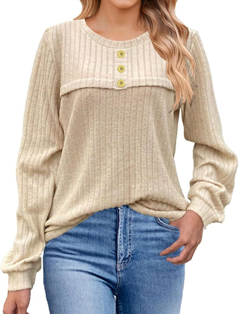 Round Neck Knit Top