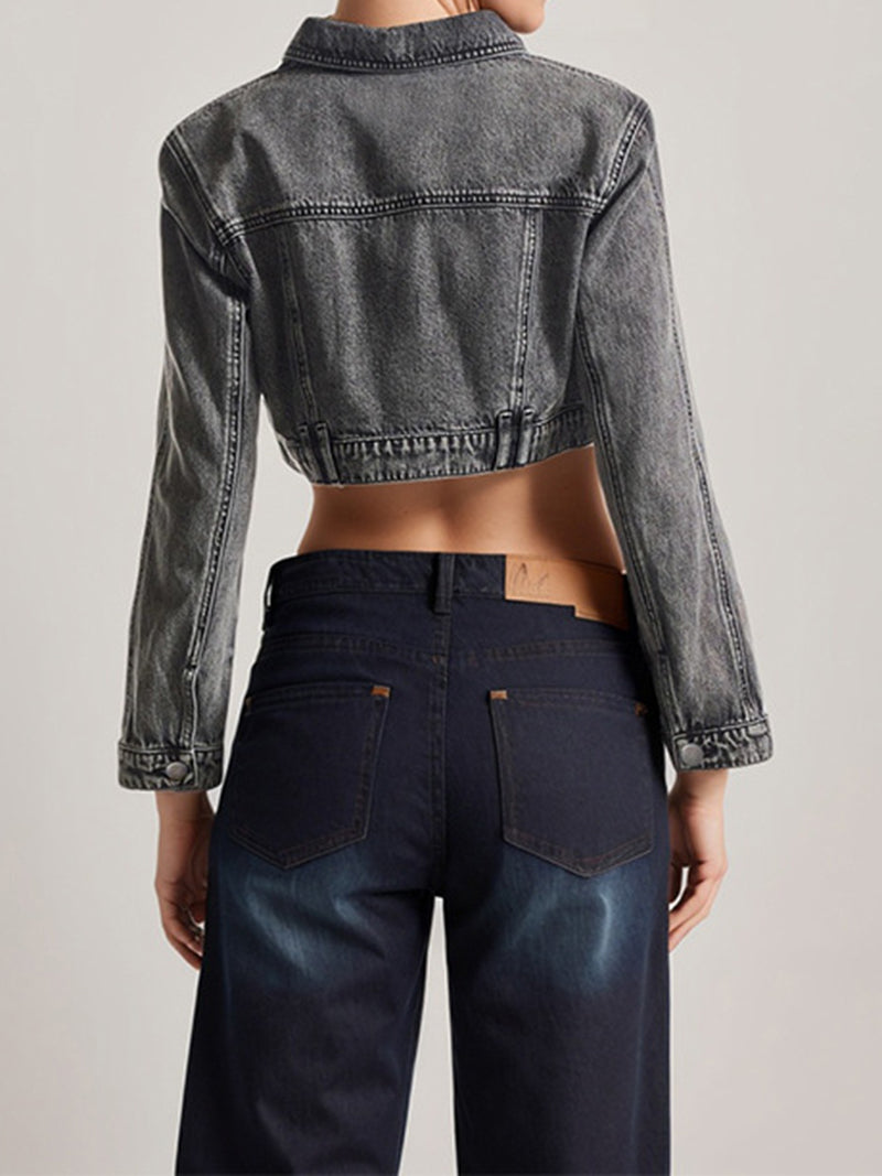 Cropped Denim Jacket