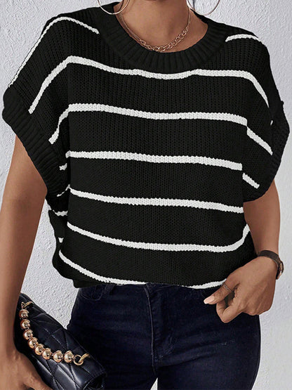 Striped Knit Top