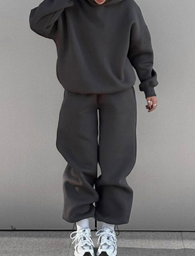 Oversized Hoodie with Jogger Pants Set