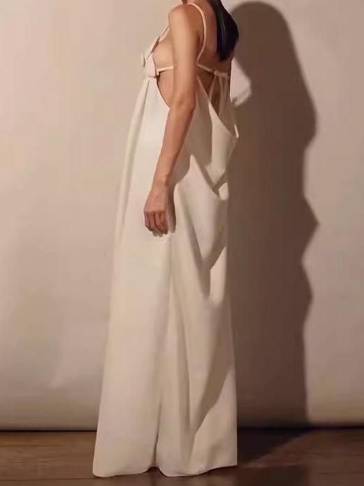 Plunging Cutout Maxi Dress