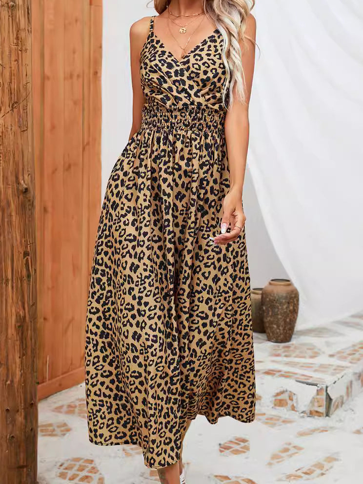 Leopard Print Cami Dress