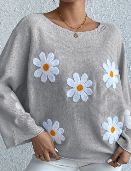 Off-Shoulder Pullover Sweater