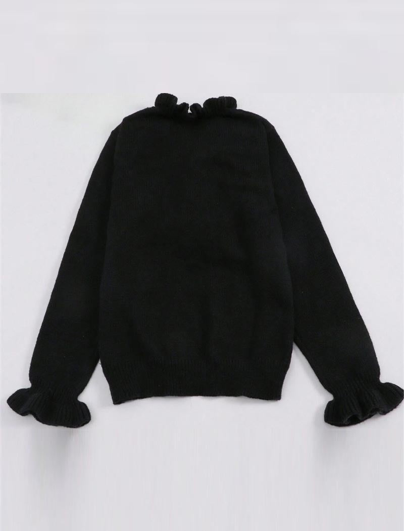 Ruffled Button-Up Blouse