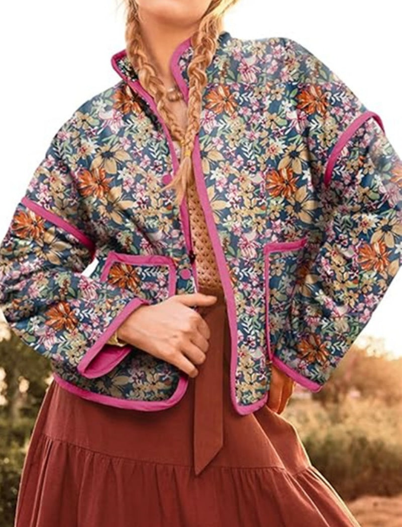 Floral Quilted Jacket