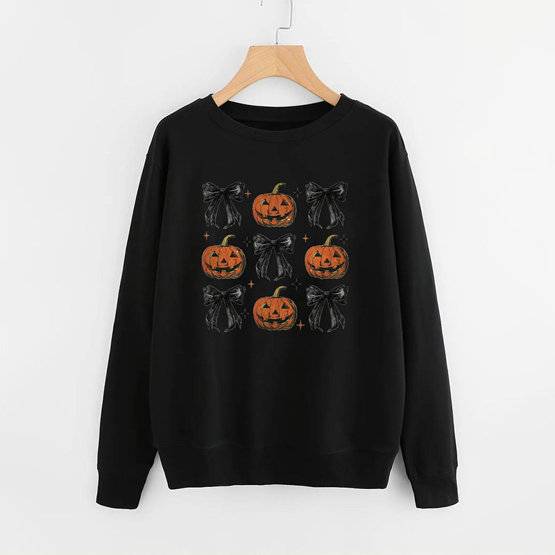 Pumpkin Bow Graphic Top