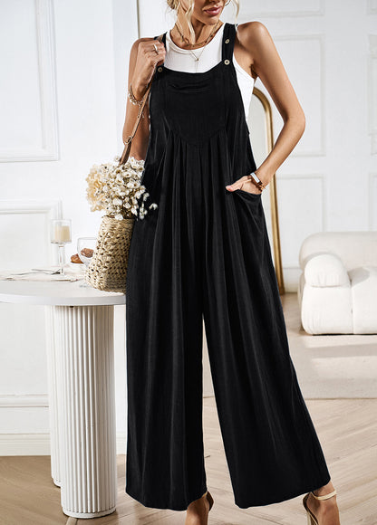 DVI407063J Wide Leg Casual Jumpsuit