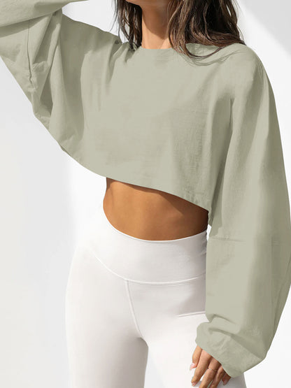 Cropped Oversized Top