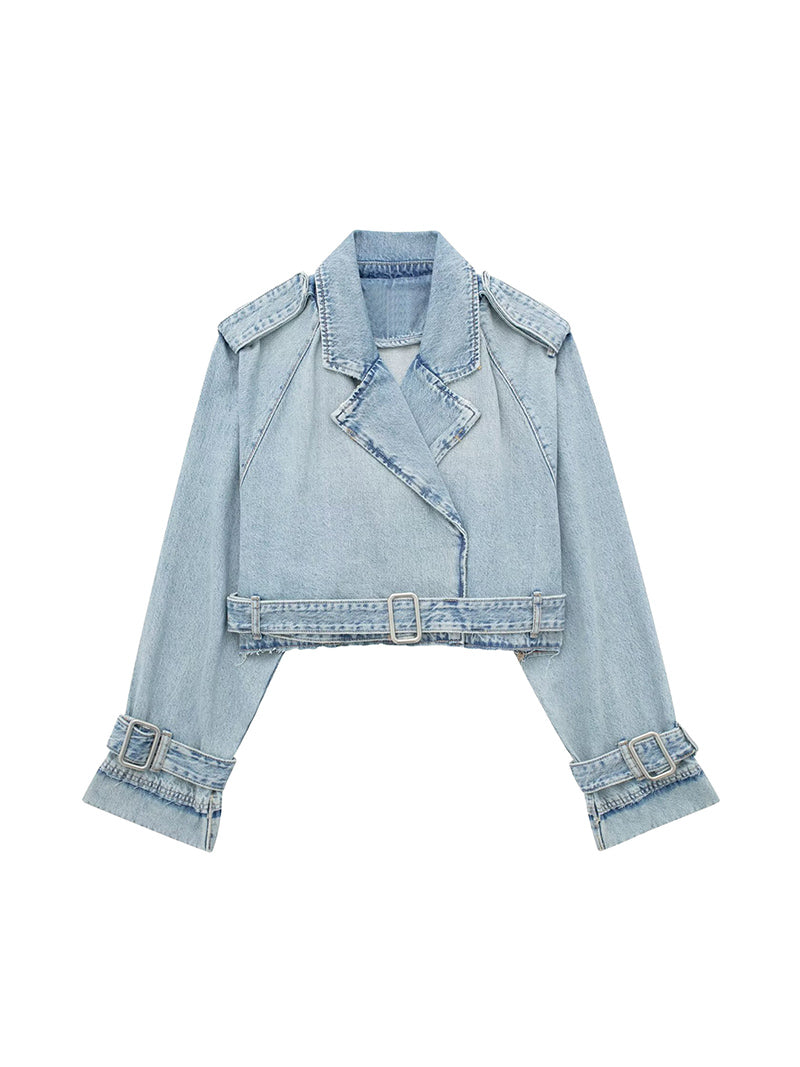 Cropped Denim Jacket