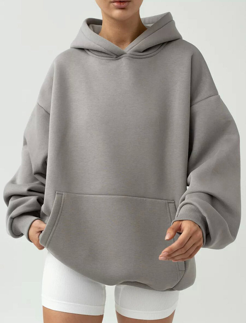 Oversized Hoodie with Kangaroo Pocket