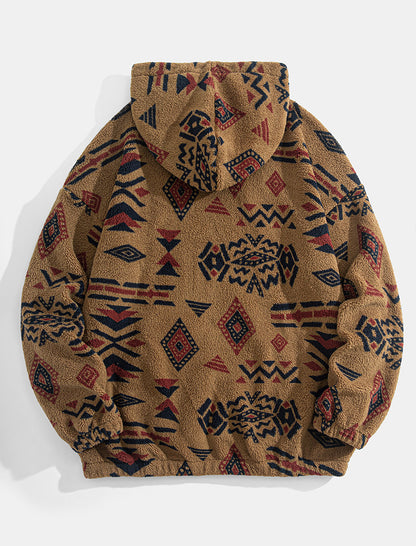 Ethnic Pattern Hoodie