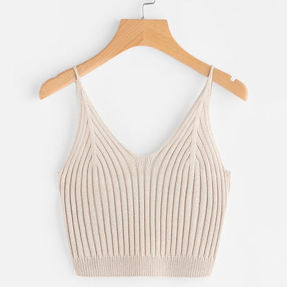 Knit V Neck Cami