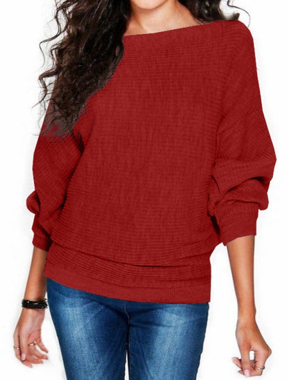 Oversized Dolman Sleeve Pullover