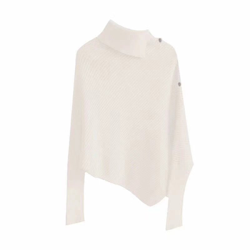 High Neck Oversized Pullover Sweater