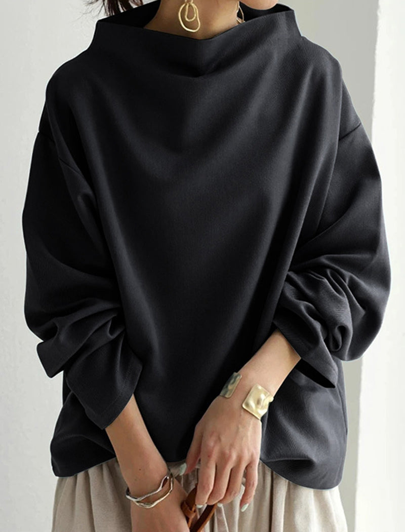 Oversized Boat Neck Top