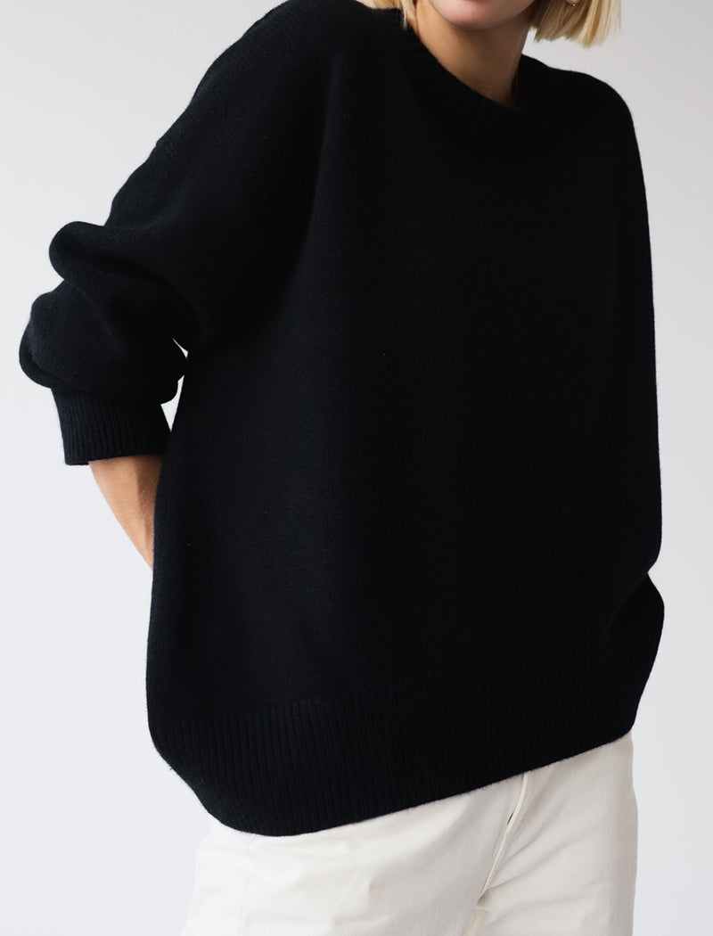 Oversized Knit Pullover Sweater