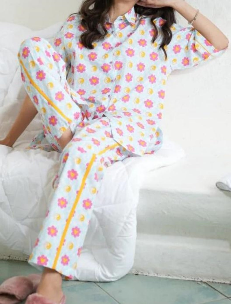 Printed Pajama Set