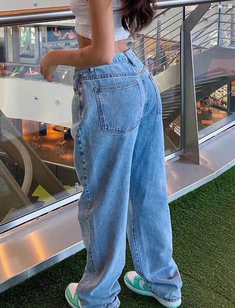 High-Rise Wide-Leg Jeans