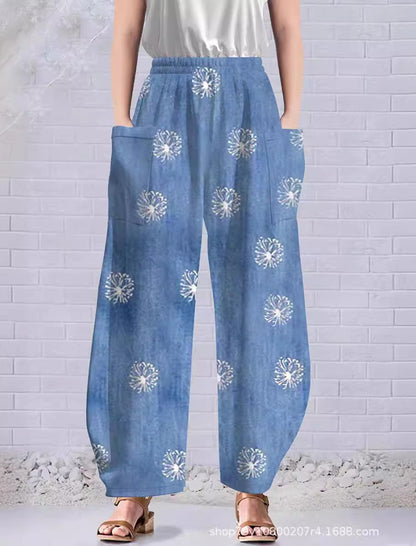 High-Waisted Wide-Leg Pants
