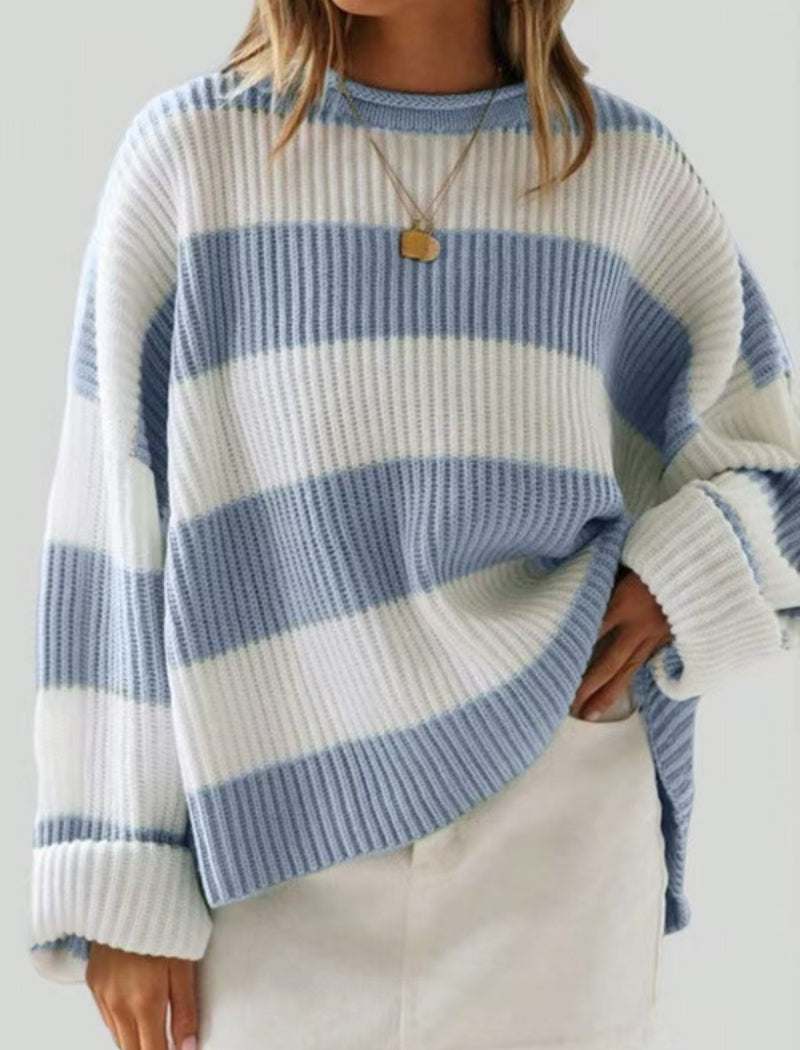 Oversized Striped Sweater