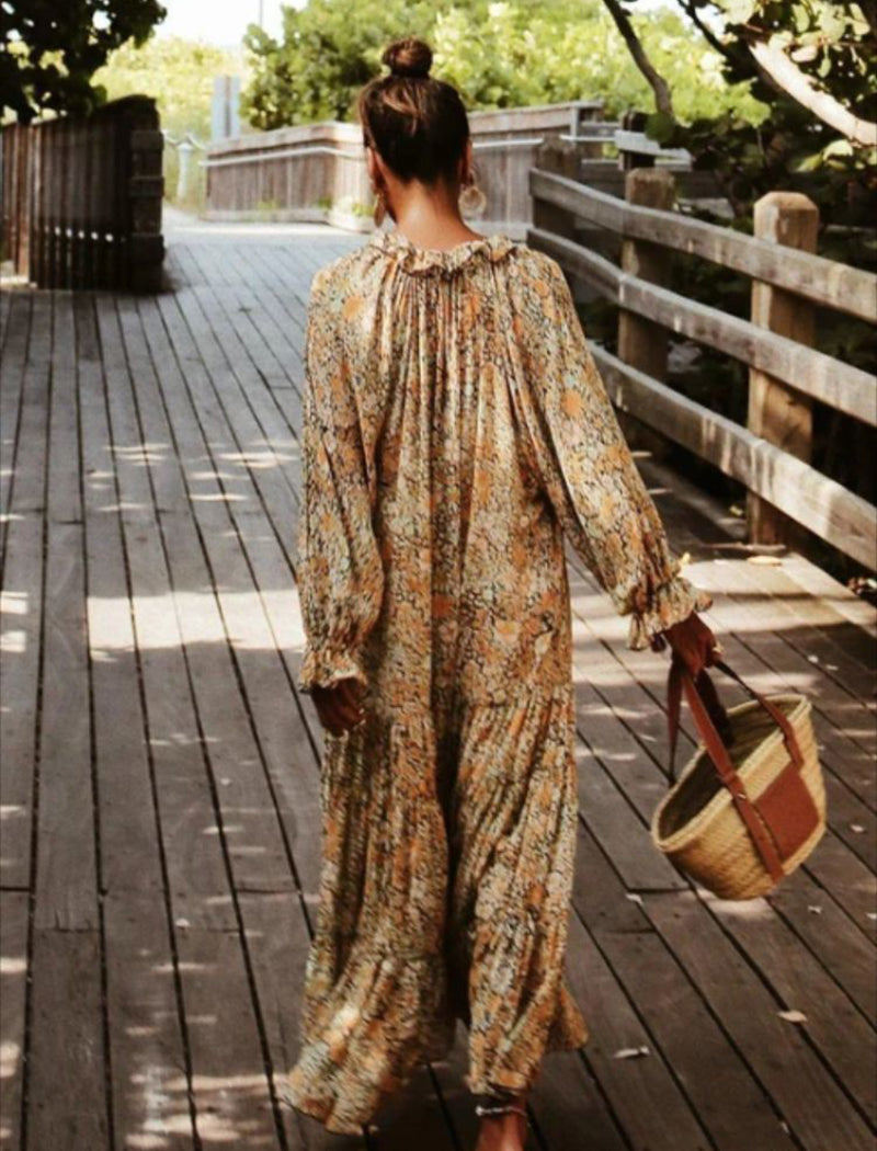 Floral Boho Maxi Dress