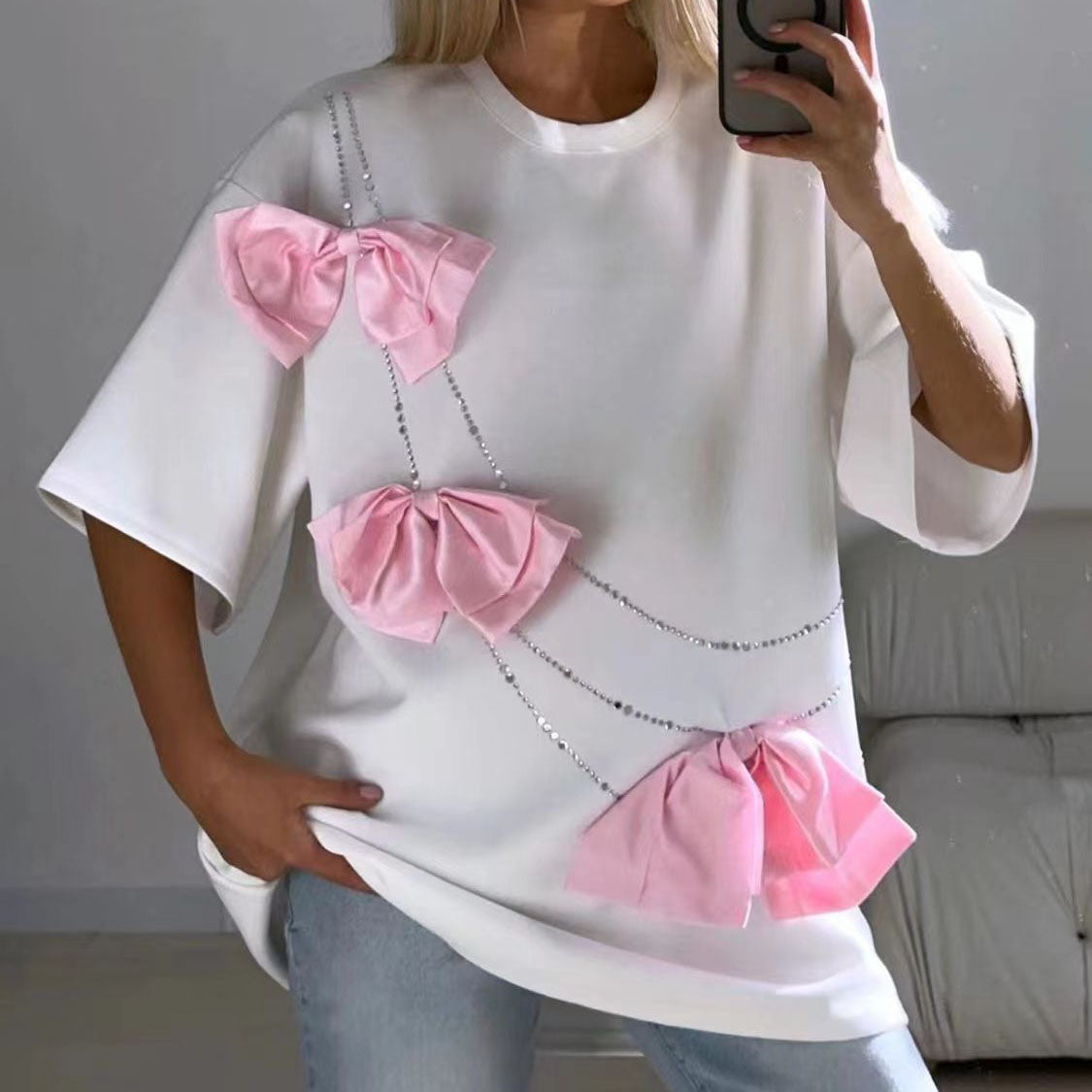 Bow Oversized T-Shirt